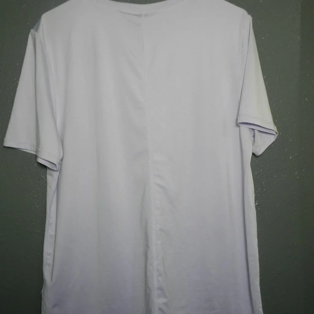 Fabletics Womens Light Purple New With Tag Short Sleeve Athletic Shirt Size XXL - Picture 5 of 8